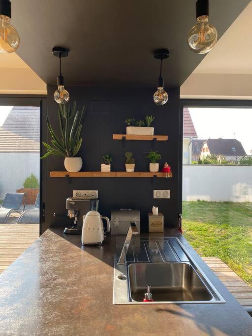 Maison D'Architecte Situee Sur La Route Des Vins Châtenois Exterior foto